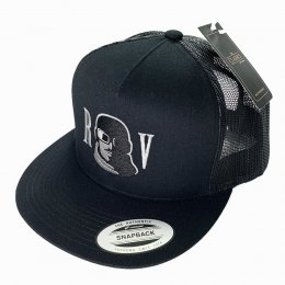 Snapback Cap RV Black (Rezava vrtule logotype)