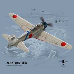 A6M2, type 21 „Zero“ Saburo Sakai